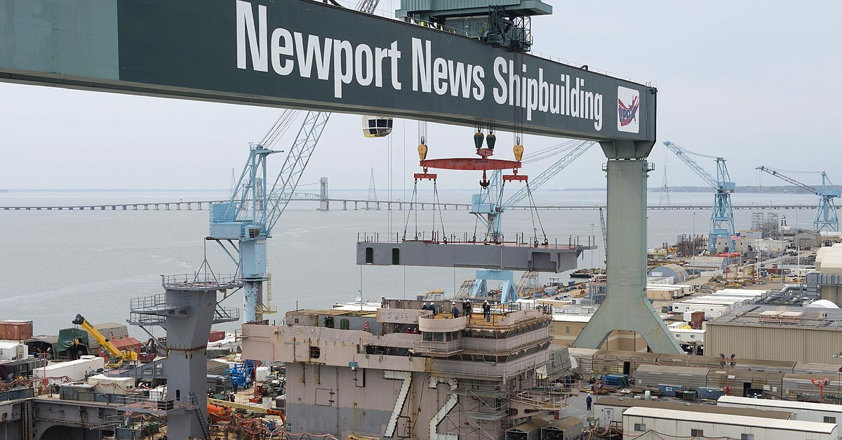 Newport News Shipbuilding employee tests positive for coronavirus